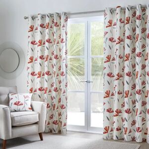 Fusion Dacey Bomullsgardiner - Naturliknande - 168x229cm - Röd Fusion Dacey Bomullsgardiner - Naturliknande - 168x229cm - Röd