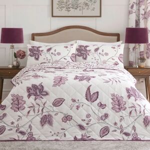 Dreams & Drapes Samira Plum 200x230cm Bedspread - bedspread Dreams & Drapes Samira Plum 200x230cm Bedspread - bedspread
