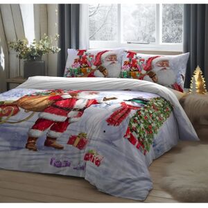 Fusion Santa & Snowy Christmas Print Duvet Cover Set - King Duvet Cover Set Fusion Santa & Snowy Christmas Print Duvet Cover Set - King Duvet Cover Set
