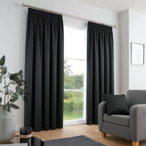 Fusion Galaxy Black Semi-plain Triple-woven Curtains - Curtains Fusion Galaxy Black Semi-plain Triple-woven Curtains - Curtains