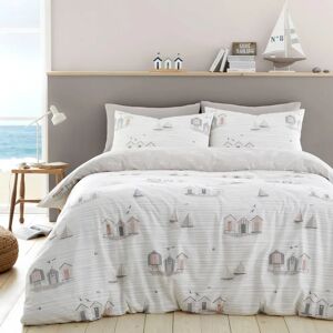 Fusion Beach Huts Duvet Cover Bedding Set Natural - Bed Set Fusion Beach Huts Duvet Cover Bedding Set Natural - Bed Set
