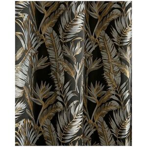 Laurence Llewelyn-Bowen Zwarte Palmen Jacquard Gordijnen - Gordijnen Laurence Llewelyn-Bowen Zwarte Palmen Jacquard Gordijnen - Gordijnen