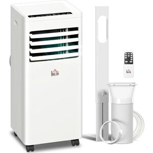 HOMCOM Mobile Air Conditioner - White - Mobile Air Conditioner HOMCOM Mobile Air Conditioner - White - Mobile Air Conditioner