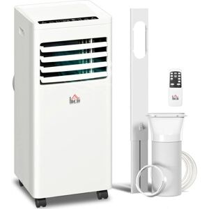 HOMCOM Portable Air Conditioner - White - Portable Air Conditioner HOMCOM Portable Air Conditioner - White - Portable Air Conditioner