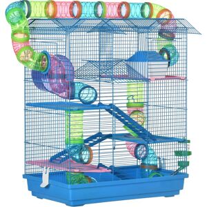 PawHut 5 Tiers Hamster Cage - Small Animal Travel Habitat PawHut 5 Tiers Hamster Cage - Small Animal Travel Habitat