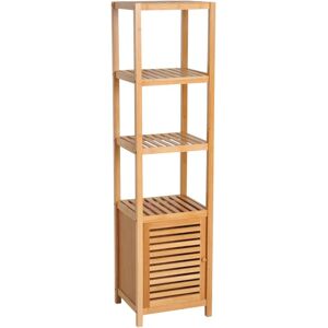 HOMCOM 140cm Storage Unit - Freestanding Shelves Cupboard HOMCOM 140cm Storage Unit - Freestanding Shelves Cupboard