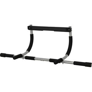 HOMCOM Black Indoor Door Horizontal Bar - Support 110kg Upper Body Workout HOMCOM Black Indoor Door Horizontal Bar - Support 110kg Upper Body Workout