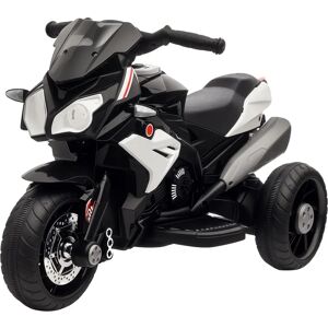 HOMCOM Kids Electric Motorcycle - Black - 6V Battery, Music, Horn, Lights HOMCOM Kids Electric Motorcycle - Black - 6V Battery, Music, Horn, Lights