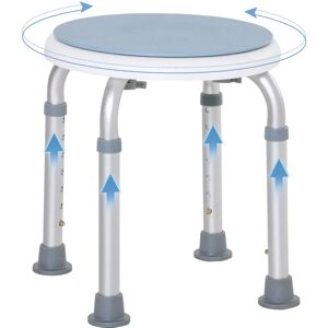 HOMCOM 360 Degree Swivel Seat Bath Shower Stool - Adjustable Height - Shower Stool HOMCOM 360 Degree Swivel Seat Bath Shower Stool - Adjustable Height - Shower Stool