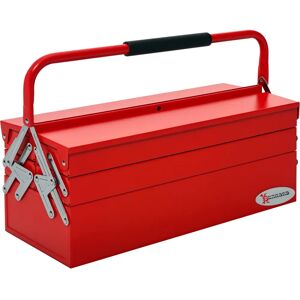 DURHAND Red 3 Tier Steel Toolbox - Tool Box DURHAND Red 3 Tier Steel Toolbox - Tool Box