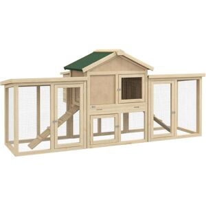 PawHut Large Chicken Coop - Wooden Poultry House with Nesting Boxes PawHut Large Chicken Coop - Wooden Poultry House with Nesting Boxes