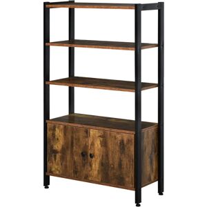 HOMCOM Brown Bookshelf - Multifunctional Storage - Bookshelf HOMCOM Brown Bookshelf - Multifunctional Storage - Bookshelf