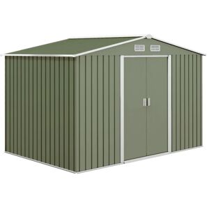 Outsunny Light Green Garden Storage Shed - Storage Shed Outsunny Light Green Garden Storage Shed - Storage Shed
