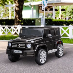 HOMCOM Mercedes Benz G500 12V Kids Electric Ride On Car - Black HOMCOM Mercedes Benz G500 12V Kids Electric Ride On Car - Black