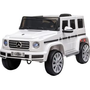 HOMCOM Mercedes Benz G500 12V Ride On Car - White - Ride On Car HOMCOM Mercedes Benz G500 12V Ride On Car - White - Ride On Car