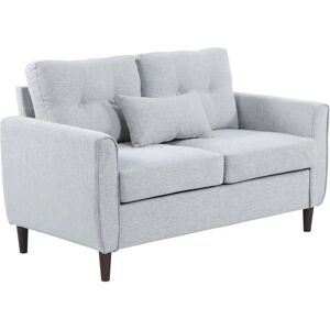 HOMCOM Eucalyptus Grey Double Sofa - Living Room Comfort HOMCOM Eucalyptus Grey Double Sofa - Living Room Comfort