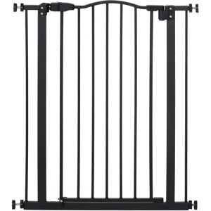 PawHut Pet Gate Adjustable Metal Safety Barrier Auto-Close - Pet Gate PawHut Pet Gate Adjustable Metal Safety Barrier Auto-Close - Pet Gate