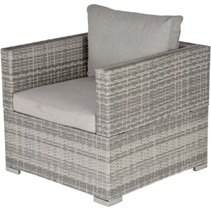 Outsunny Single Wicker Furniture Sofa Chair - Garden Balcony Outsunny Single Wicker Furniture Sofa Chair - Garden Balcony