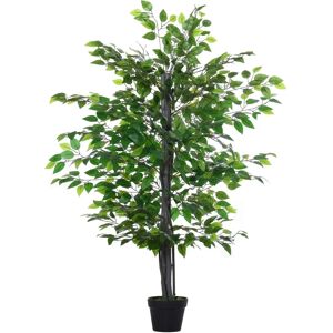 Outsunny 145cm Artificial Banyan Tree Faux Decor Indoor Outdoor Outsunny 145cm Artificial Banyan Tree Faux Decor Indoor Outdoor
