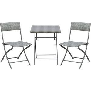 Outsunny 3PC Bistro Set - Garden Furniture Outsunny 3PC Bistro Set - Garden Furniture