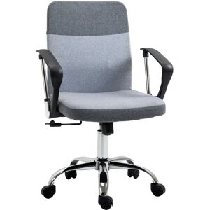 Vinsetto Office Chair Linen Grey - Office Chair Vinsetto Office Chair Linen Grey - Office Chair