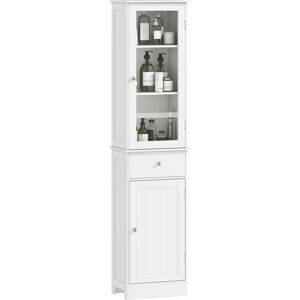 Kleankin Storage Tower - Multi-tier Shelving White Kleankin Storage Tower - Multi-tier Shelving White