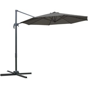 Outsunny 3m Waterproof Patio Offset Parasol - Garden Umbrella Outsunny 3m Waterproof Patio Offset Parasol - Garden Umbrella
