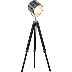 HOMCOM Industrial Tripod Floor Lamp - Searchlight Reading - Unisex HOMCOM Industrial Tripod Floor Lamp - Searchlight Reading - Unisex