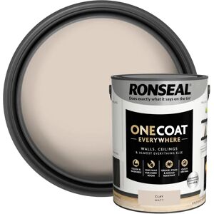 Ronseal KCB.7015103.22604.81 OneCoat Everywhere Indoor Clay Matt 5L Ronseal KCB.7015103.22604.81 OneCoat Everywhere Indoor Clay Matt 5L