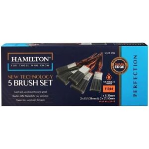 Hamilton - Perfection Clean Edge - 5 Piece - Paint brush set Hamilton - Perfection Clean Edge - 5 Piece - Paint brush set