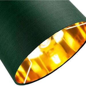 Happy Homewares - Forest Green Cotton Shade - Copper - 60W - Lamp Shade Happy Homewares - Forest Green Cotton Shade - Copper - 60W - Lamp Shade