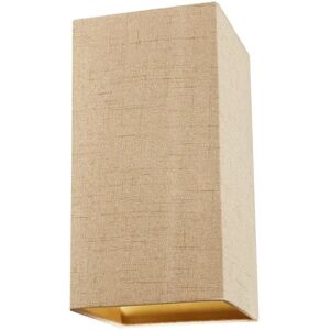 Happy Homewares - Taupe Linen - Rectangular - 60WMax - Shade Happy Homewares - Taupe Linen - Rectangular - 60WMax - Shade