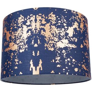 Happy Homewares - Navy Shade - Copper Foil - Cotton - Shade Happy Homewares - Navy Shade - Copper Foil - Cotton - Shade