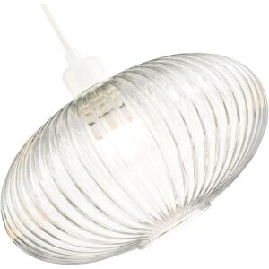 Happy Homewares - HH667 - Clear - Glass Oval - Lamp Shade Happy Homewares - HH667 - Clear - Glass Oval - Lamp Shade