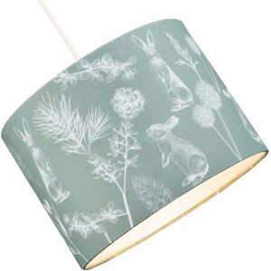 Happy Homewares - HD890 - Olive Green - Hares Thistle - Lampshade Happy Homewares - HD890 - Olive Green - Hares Thistle - Lampshade