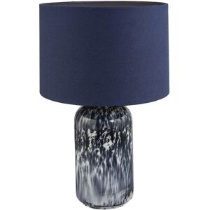 Happy Homewares - HH9235 - Midnight Blue Marble - Table Lamp Happy Homewares - HH9235 - Midnight Blue Marble - Table Lamp