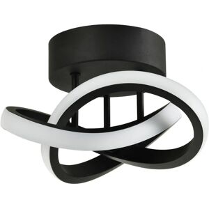 Happy Homewares - LED Black Ceiling Light - Swirl - Light Happy Homewares - LED Black Ceiling Light - Swirl - Light