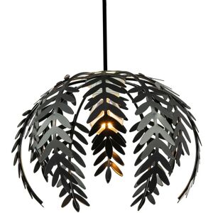 Happy Homewares - Fern Leaf Pendant Shade - Black Gloss - 28cm - Pendant Light Shade Happy Homewares - Fern Leaf Pendant Shade - Black Gloss - 28cm - Pendant Light Shade