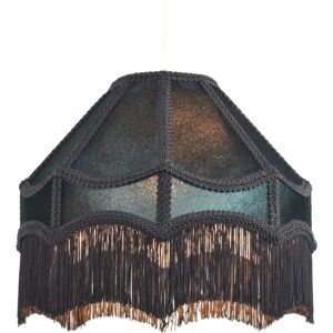 Happy Homewares - Victorian Empire Lampshade - Emerald - Velvet Happy Homewares - Victorian Empire Lampshade - Emerald - Velvet