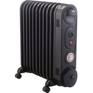 MYLEK - Oil Filled Radiator - Black - 2.5kW - Electric Heater MYLEK - Oil Filled Radiator - Black - 2.5kW - Electric Heater