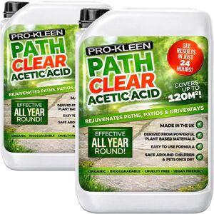 ProKleen Path Clear 30% Acetic Acid - Eco-Friendly, Glyphosate-Free Path Cleaner ProKleen Path Clear 30% Acetic Acid - Eco-Friendly, Glyphosate-Free Path Cleaner
