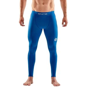Skins Bright Blue Mens Long Compression Leggings - Leggings Skins Bright Blue Mens Long Compression Leggings - Leggings