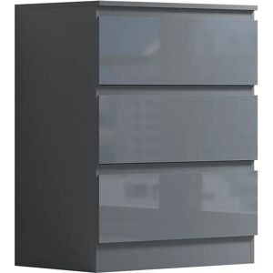 FWStyle Stora 3 Drawer Bedside Table - Bedside Table FWStyle Stora 3 Drawer Bedside Table - Bedside Table