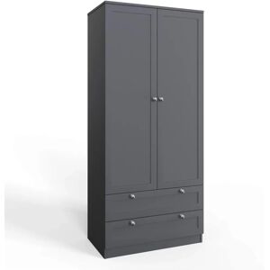 Fwstyle 2 Door Combination Wardrobe - Wardrobe Fwstyle 2 Door Combination Wardrobe - Wardrobe
