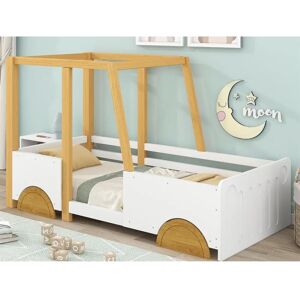 Lit enfant Merax Jeep - 90x200cm - Sommeil sûr et amusant Lit enfant Merax Jeep - 90x200cm - Sommeil sûr et amusant