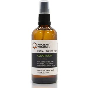 Ancient Wisdom Witch Hazel Facial Toner Mist 100ml - Clear Skin Tea Tree Ancient Wisdom Witch Hazel Facial Toner Mist 100ml - Clear Skin Tea Tree