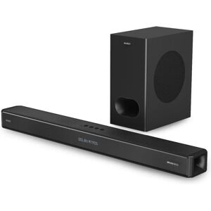 Barre de Sonido Majority Sierra Plus Dolby Atmos - 400W, 3 HDMI, Noir Barre de Sonido Majority Sierra Plus Dolby Atmos - 400W, 3 HDMI, Noir