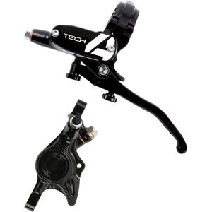 Hope Tech 4 X2 Disc Brake - Black / No Rotor / Front or Rear / LH / Standard Hose - 1600mm Hope Tech 4 X2 Disc Brake - Black / No Rotor / Front or Rear / LH / Standard Hose - 1600mm