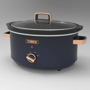 Tower Cavaletto 6.5L Midnight Blue Slow Cooker - Slow Cooker Tower Cavaletto 6.5L Midnight Blue Slow Cooker - Slow Cooker