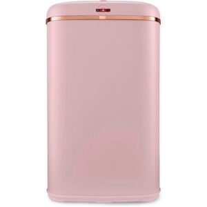 Tower Pink 58L Sensor Waste Bin - Oval Steel Tower Pink 58L Sensor Waste Bin - Oval Steel